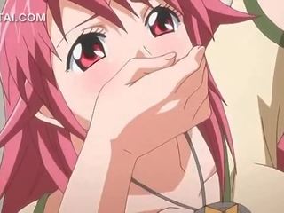 Rózsaszín hajú anime picsa pina szar ellen a